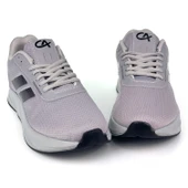 Erkek Buz Siyah Bağcıklı Nefes Alan Esnek Hafif Günlük Sneaker Spor Ayakkabı thumbnail 3