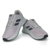 Erkek Buz Siyah Bağcıklı Nefes Alan Esnek Hafif Günlük Sneaker Spor Ayakkabı thumbnail 4