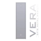 Tekli Soyunma Dolabı Metal 1 Kişilik İşçi Dolabı thumbnail 1