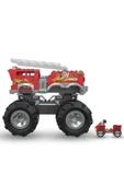 HOT WHEELS +5 Yaş Hot Wheels Mega 5-alarm Monster Truck Itfaiye Aracı Hhd19 - 3