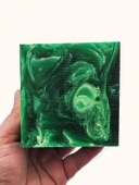 Yeşil Beyaz Hareli Katalin Tesbih Hammaddesi thumbnail 3