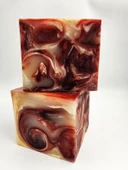 Kahve Beyaz Hareli Katalin Tesbih Hammaddesi - 5