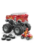 HOT WHEELS +5 Yaş Hot Wheels Mega 5-alarm Monster Truck Itfaiye Aracı Hhd19 - 2