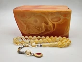 Beyaz Hareli Katalin Tesbih Hammaddesi thumbnail 2