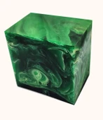 Yeşil Beyaz Hareli Katalin Tesbih Hammaddesi thumbnail 4