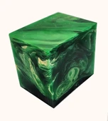 Yeşil Beyaz Hareli Katalin Tesbih Hammaddesi thumbnail 2