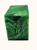 Yeşil Beyaz Hareli Katalin Tesbih Hammaddesi thumbnail 1