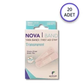 Nova Şeffaf Transparent Yara Bandı 20 li (20 Adet) thumbnail 2