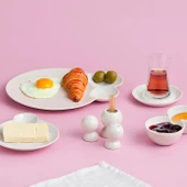 Karaca Red Carpet Collection Stream Bone Blow 26 Parça 6 Kişilik Kahvaltı Takımı thumbnail 4