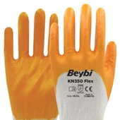 Beybi KN350 Nitril Kaplı Örme Eldiven No:10 - 1