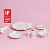 Karaca Red Carpet Collection Stream Bone Blow 26 Parça 6 Kişilik Kahvaltı Takımı thumbnail 1