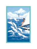 Yazın Kalbinde Bir Yolculuk  Doğa ve Özgürlük Temalı Hediye Not Kartı & Kartpostal  10x15 cm - 1