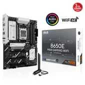 ASUS B650E MAX GAMING WIFI, 4xDDR5, 3xM.2, DP, HDMI, Type-C, Wi-Fi 6E, Bluetooth v5.3, AM5 Soket Gaming Anakart - 1