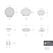 Karaca Stream Bone Sunset 34 Parça 6 Kişilik Kahvaltı Takımı Gold thumbnail 3