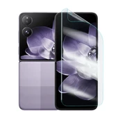 Xiaomi Mi Mix Flip 2 Uyumlu Ön+Arka Body Şeffaf Ultra koruyucu Nano Jelatin thumbnail 1