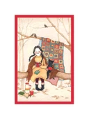 Sevimli Kedi Çizimli Dekoratif Kartpostallar ve Hediye Not Kartları  10 x 15 cm thumbnail 1