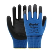 Beybi Zebra Nitril Kaplı Eldiven No:10 - 1