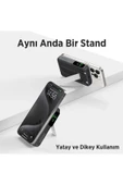 Bix Tpb16 10.000 Mah Oled Ekranlı Manyetik Kablosuz Powerbank 20w Pd Hızlı Şarj Ve 15w Magsafe Siyah - 5