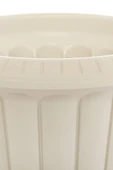 2 Adet Nergis Saksı 3,4 Litre Plastik Ayaklı Çiçek Saksısı Salon Saksı Set - 3