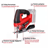 Einhell TC-JS 18 Li - Solo, Akülü Dekupaj Testere thumbnail 3