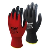 Beybi Zebra Nitril Kaplı Eldiven No:10 - 1