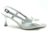 Mehtap Kurdela Detaylı Arkası Açık Stiletto Kadın Topuklu Ayakkabı thumbnail 2