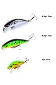 Rapala Lures Yapay Suni Balık Yemi Turna Levrek Lüfer yem Lrf Yem 3 Lü Set - 1
