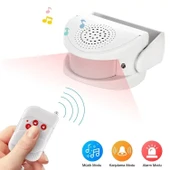 TriLine Misafir Karşılama Zili 3 Modlu Kumandalı Hareket Sensörlü Güvenlik Alarm Pır Sensör thumbnail 1
