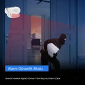 TriLine Misafir Karşılama Zili 3 Modlu Kumandalı Hareket Sensörlü Güvenlik Alarm Pır Sensör thumbnail 4