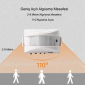 TriLine Misafir Karşılama Zili 3 Modlu Kumandalı Hareket Sensörlü Güvenlik Alarm Pır Sensör thumbnail 5