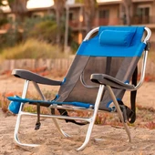 FUNKY CHAIRS Beach Star Light Plaj Şezlong Kamp Sandalye - Blue - 1