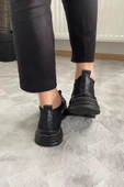 Kadın Fabri Siyah Triko Taşlı Spor Ayakkabı & Sneaker - 5