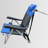 FUNKY CHAIRS Beach Star Light Plaj Şezlong Kamp Sandalye - Blue - 4