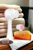 3'lü Cilt Yenileme Siyah Nokta Yüz Temizleme Fırçası Arındırıcı Peeling Kabak Lifli Ballı Sabun - 1