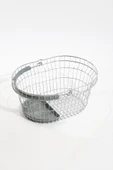 Gri Saplı Oval Tel Market El Sepeti 22 L - 1