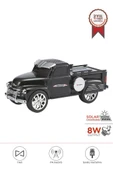 Torima D54 Siyah Pickup Araba Bluetooth Hoparlör Güneş Enerjili Speaker thumbnail 1
