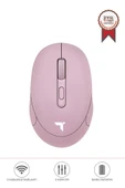 Torima TM-17 Pembe Çift Modlu Sessiz Kablosuz Mouse Fare thumbnail 1