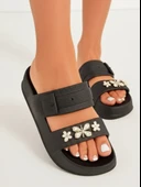 Enova Kadın Islak Zemine Uygun Taşlı Eva Terlik thumbnail 6