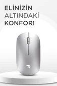 Torima TM-19 Gümüş Çift Modlu Sessiz Kablosuz Mouse Fare - 3