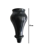 Tombul Siyah 15cm Plastik Ayak Mobilya Masa ve Dolap Ayağı(SİYAH)(15CM) Siyah 15cm 15cm - 2 ADET thumbnail 5