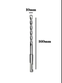 Beton Hilti Ucu Duvar Delme Hilti Delici Matkap Ucu(DELİCİ) 10mm x 160mm - 4