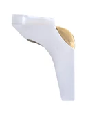 STİL 15CM Plastik Ayak Mobilya Masa ve Dolap Ayağı(15CM)(BEYAZ - ALTIN) Beyaz 15cm 15cm - 4 ADET - 2