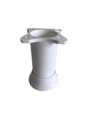 Plastik Beyaz Ayarlanabilir Ayak Masa Dolap ve Mobilya Ayağı(BEYAZ)(10CM) Beyaz 10cm 10cm - 4 ADET thumbnail 4