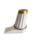 Babil 12cm Plastik Ayak Mobilya Masa ve Dolap Ayağı(12CM)(BEYAZ - ALTIN) Beyaz 12cm 12cm - 2 ADET thumbnail 3