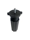 Siyah 14-18cm Ayarlı Plastik Orta Ayak Mobilya Masa ve Dolap Ayağı(14-18CM)(SİYAH)(8MM VİDALI) Siyah 14-18cm 14-18cm - 4 ADET thumbnail 3