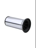 Metal Ayak Vidalı Pasolu Mobilya Yatak Koltuk Baza Ayağı(METAL)(10CM - 12CM - 15CM)(8MM)(VİDALI) Krom 12cm 12cm - 4 ADET - 4
