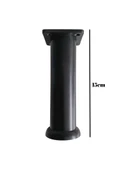 Plastik Siyah Ayarlanabilir Ayak Masa Dolap ve Mobilya Ayağı(SİYAH)(10CM - 12CM - 15CM) Siyah 15cm 15cm - 2 ADET thumbnail 5
