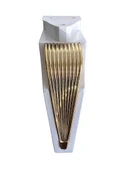 STİL 15CM Plastik Ayak Mobilya Masa ve Dolap Ayağı(15CM)(BEYAZ - ALTIN) Beyaz 15cm 15cm - 4 ADET - 4