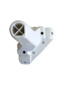 Sultan Lükens Desenli 14CM Beyaz Plastik Ayak Mobilya Masa ve Dolap Ayağı(14CM)(BEYAZ) Beyaz 14cm 14cm - 2 ADET thumbnail 4