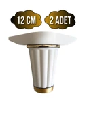 Babil 12cm Plastik Ayak Mobilya Masa ve Dolap Ayağı(12CM)(BEYAZ - ALTIN) Beyaz 12cm 12cm - 2 ADET thumbnail 1